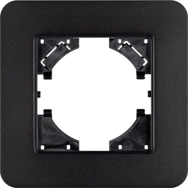 Рамка для выключателей и розеток Arlight FRM-AKIRY-SFAL-1-BK / 049685 - фото