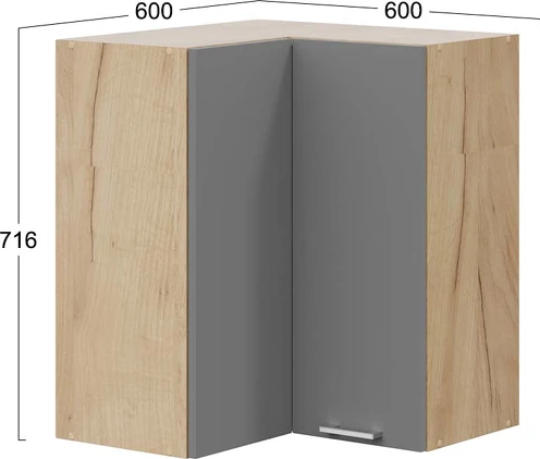 Шкаф навесной для кухни ТриЯ Габриэлла 1В6УП