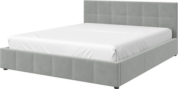 Односпальная кровать Bravo Мебель Грета 90х200 с ПМ Стандарт 4 вариант - фото