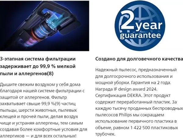 Вертикальный пылесос Philips XC7055/01