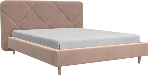 Двуспальная кровать Bravo Мебель Лима 160х200 без ПМ Стандарт 1 вариант - фото