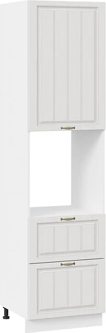 Шкаф-пенал кухонный ТриЯ Лина 1П6Я2 с одной дверью и двумя ящиками - фото