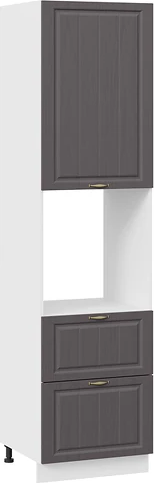 Шкаф-пенал кухонный ТриЯ Лина 1П6Я2 с одной дверью и двумя ящиками - фото