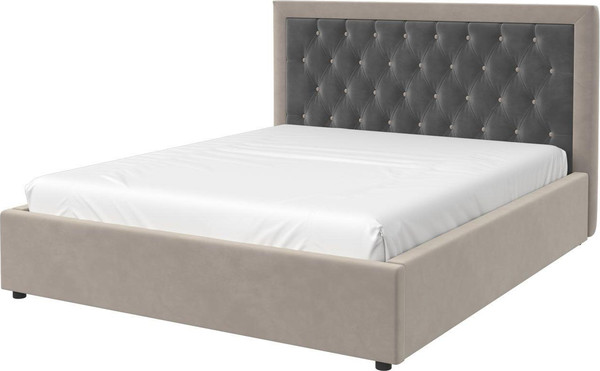 Двуспальная кровать Bravo Мебель Мартина 160х200 без ПМ Стандарт 2 вариант - фото