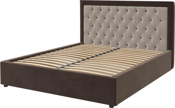 Двуспальная кровать Bravo Мебель Мартина 180х200 с ПМ Стандарт 1 вариант