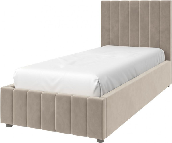 Односпальная кровать Bravo Мебель Нельсон 90х200 без ПМ Стандарт 3 вариант - фото