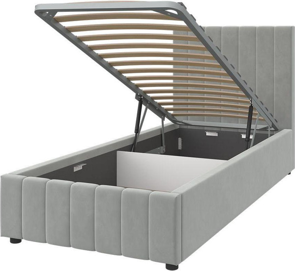 Односпальная кровать Bravo Мебель Нельсон 90х200 с ПМ Стандарт 2 вариант