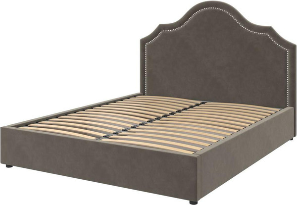 Двуспальная кровать Bravo Мебель Оливия 160х200 без ПМ Стандарт 2 вариант