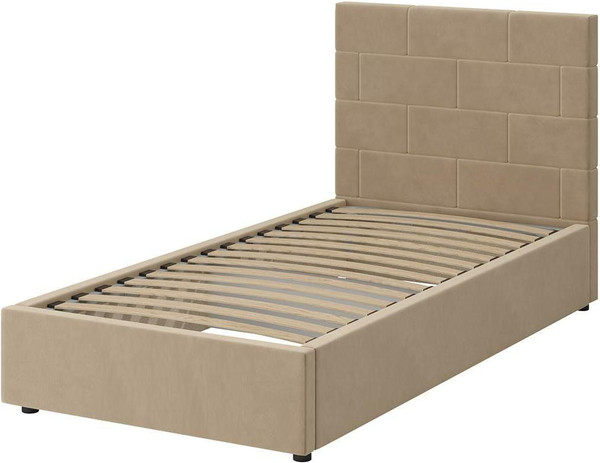 Односпальная кровать Bravo Мебель Тайм 90х200 без ПМ Стандарт 1 вариант