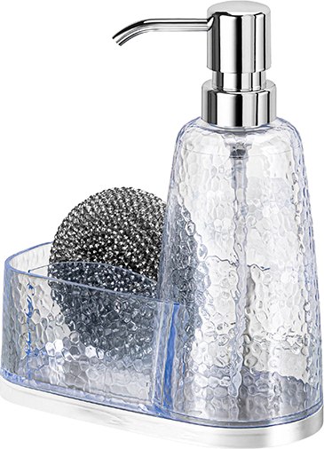 Дозатор моющего средства с подставкой для губки Elan Gallery 990675 - фото