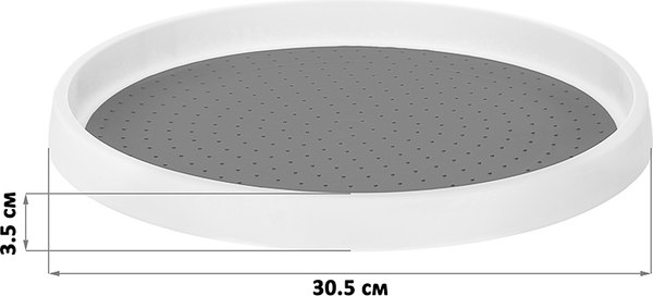 Подставка настольная для кухни Elan Gallery Вращающаяся / 960177