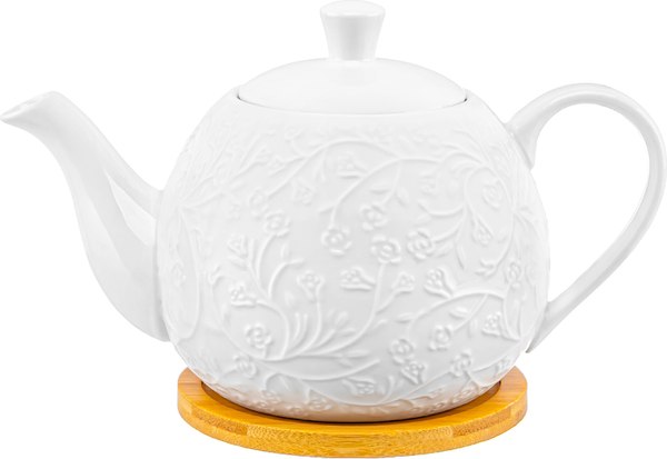 Заварочный чайник Elan Gallery Веточки-цветочки / 950362 - фото