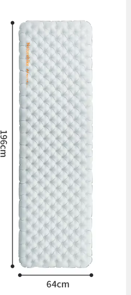 Туристический коврик Naturehike 196х64х8см / CNK2450WS012-RA196