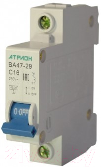 Выключатель автоматический Атрион VA4729-1-16B - фото