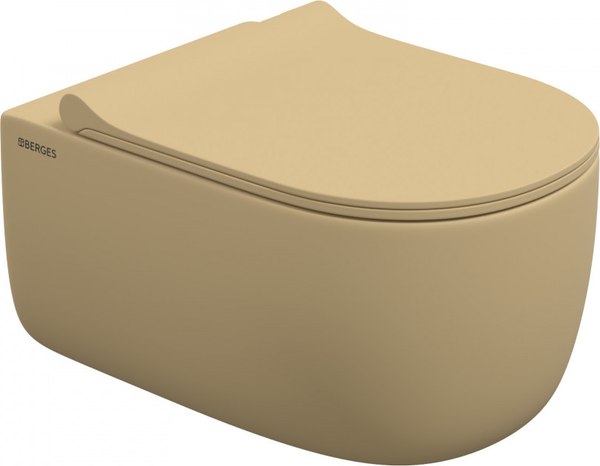 Унитаз подвесной Berges Ego XL Rimless / 083211 - фото