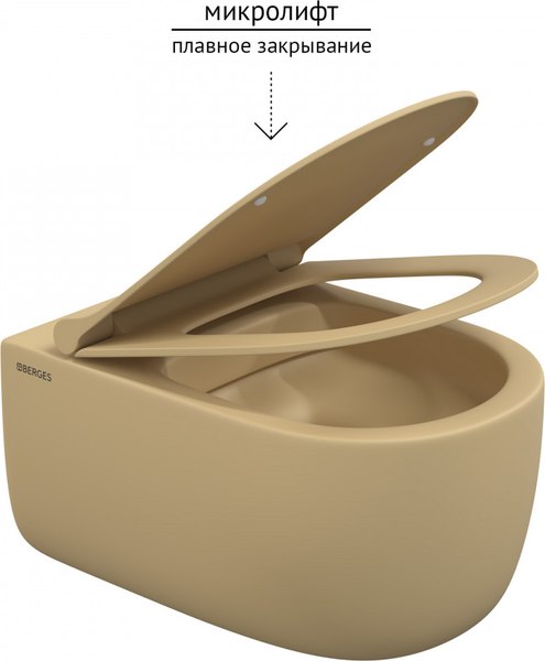 Унитаз подвесной Berges Ego XL Rimless / 083211