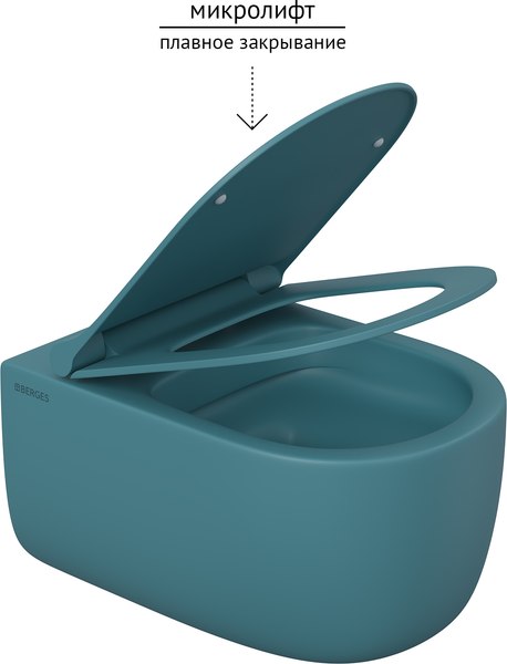 Унитаз подвесной Berges Ego XL Rimless / 082040