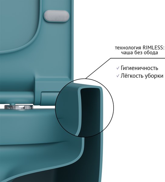 Унитаз подвесной Berges Ego XL Rimless / 082040