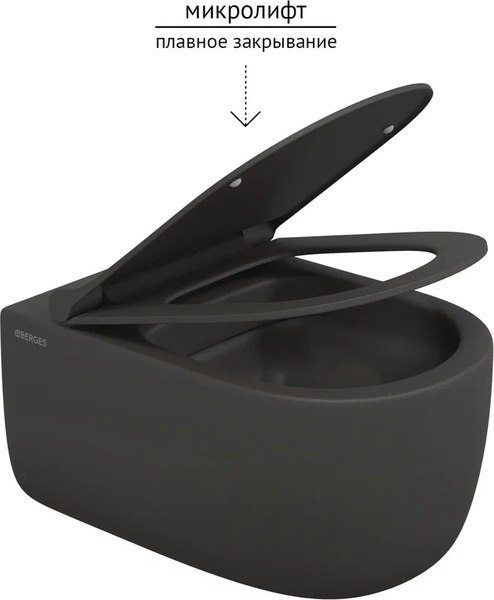 Унитаз подвесной Berges Ego XL Rimless / 080218