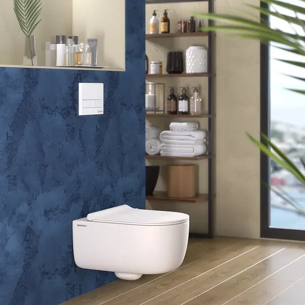 Унитаз подвесной Berges Ego XL Rimless / 082218