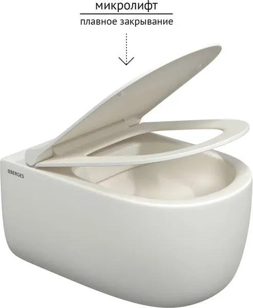 Унитаз подвесной Berges Ego XL Rimless / 082218