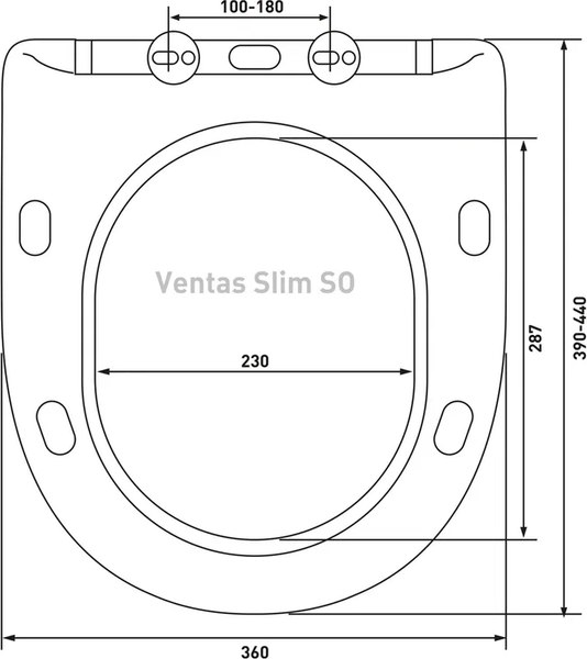 Унитаз подвесной Berges Ventas Black Rimless / 082015
