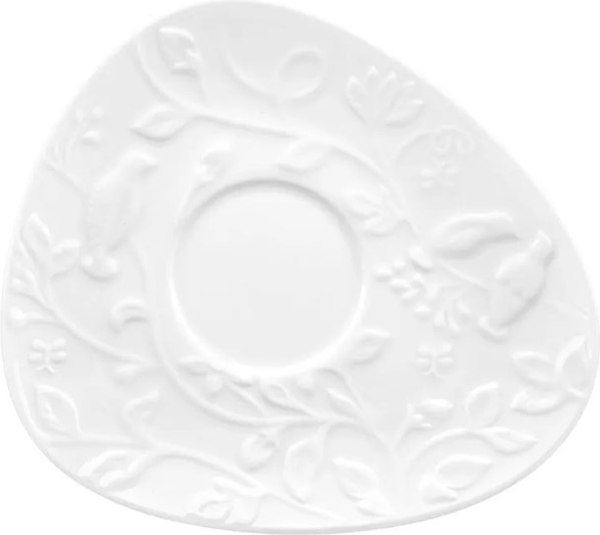 Чашка с блюдцем Elan Gallery Птички на ветке / 540940