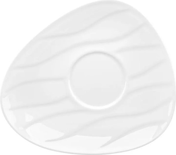 Чашка с блюдцем Elan Gallery Айсберг волны / 540941