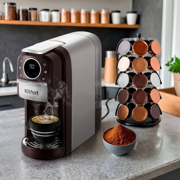 Кофеварка эспрессо Kitfort КТ-7656