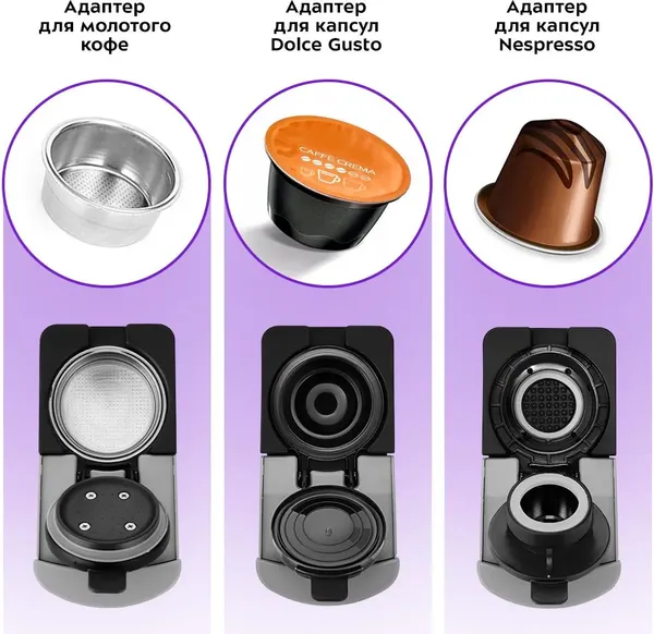 Кофеварка эспрессо Kitfort КТ-7657