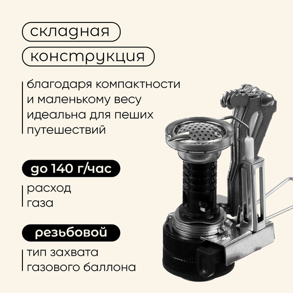 Плита туристическая Maclay 10199159