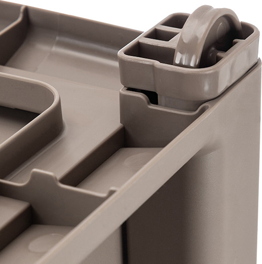 Комод пластиковый El Casa Elegance 4-х секционный / 640543