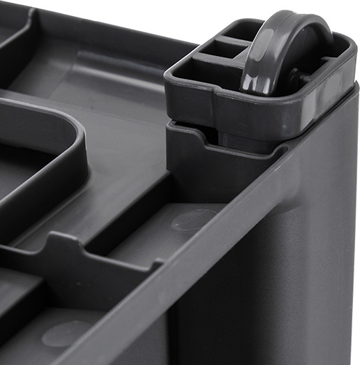 Комод пластиковый El Casa Elegance 4-х секционный / 640541