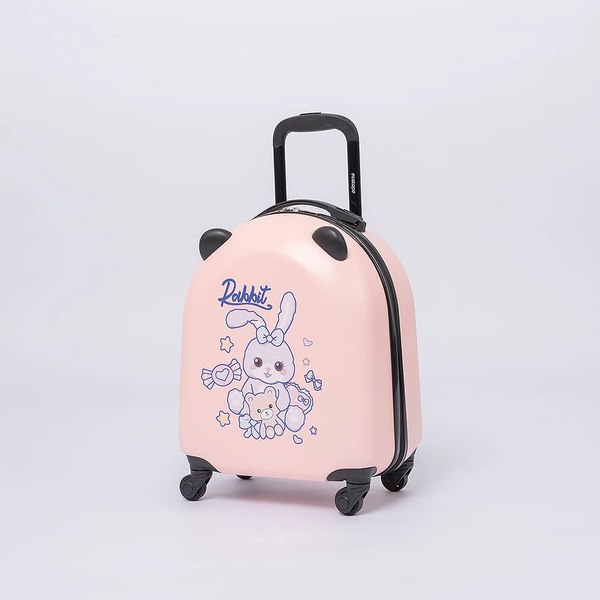 Чемодан на колесах Ecotope Заяц / 324-E-1-16-PNK