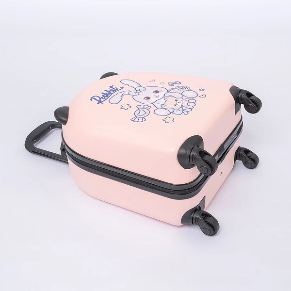 Чемодан на колесах Ecotope Заяц / 324-E-1-16-PNK