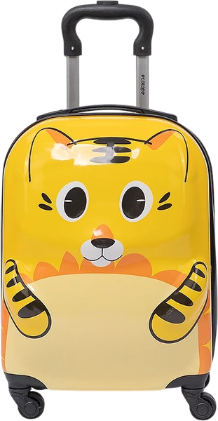 Чемодан на колесах Ecotope Тигр / 324-L-1-16-YLW - фото