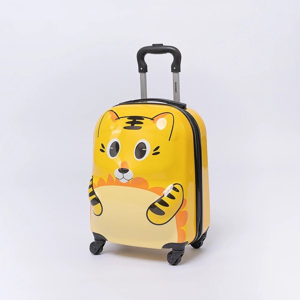 Чемодан на колесах Ecotope Тигр / 324-L-1-16-YLW