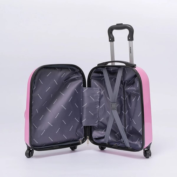 Чемодан на колесах Ecotope Кошка / 324-M-1-16-PNK