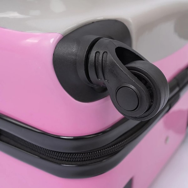 Чемодан на колесах Ecotope Кошка / 324-M-1-16-PNK