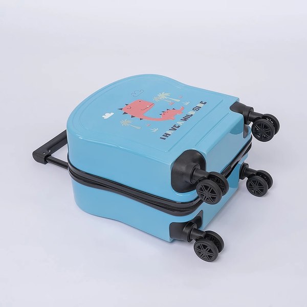 Чемодан на колесах Ecotope Динозавр / 324-S-1-16-NAV