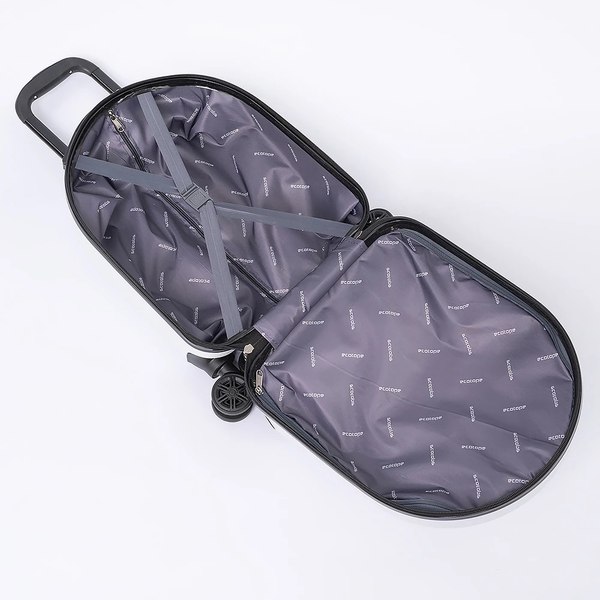 Чемодан на колесах Ecotope Фламинго / 324-Z-2-16-WHT