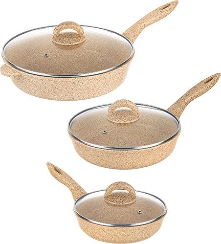 Набор сковородок Elan Gallery Гармония вкуса / 121129+3 - фото