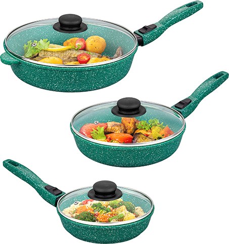 Набор сковородок Elan Gallery Гармония вкуса / 120641+3