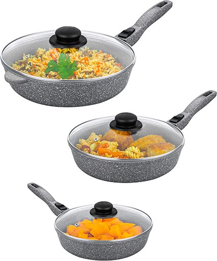 Набор сковородок Elan Gallery Гармония вкуса / 120587+3