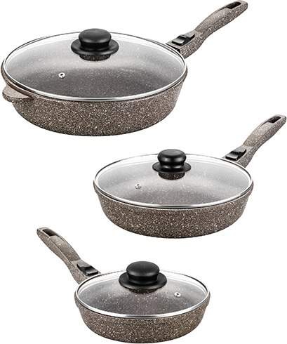 Набор сковородок Elan Gallery Гармония вкуса / 120338+3 - фото