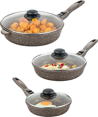 Набор сковородок Elan Gallery Гармония вкуса / 120338+3