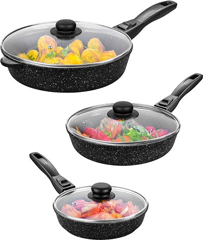 Набор сковородок Elan Gallery Гармония вкуса / 120134+3