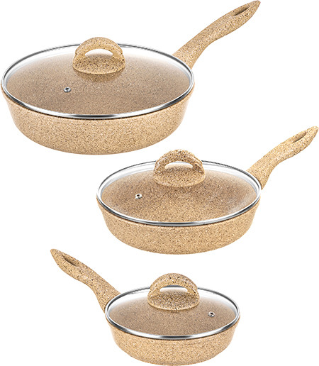 Набор сковородок Elan Gallery Гармония вкуса / 121128+3 - фото