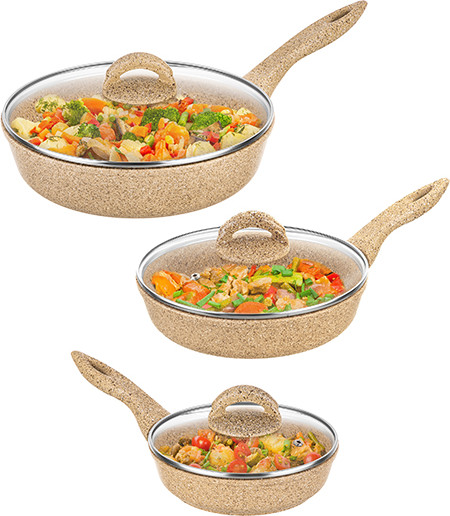 Набор сковородок Elan Gallery Гармония вкуса / 121128+3