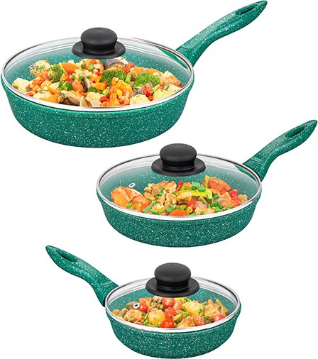 Набор сковородок Elan Gallery Гармония вкуса / 120629+3